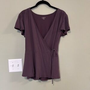 Pretty purple blouse top